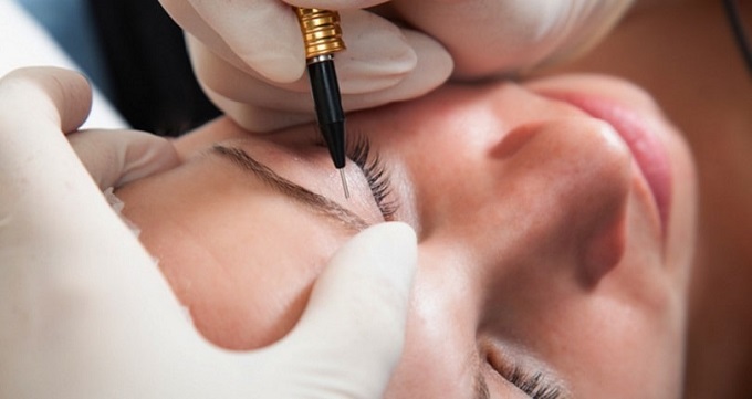 مراحل هاشور ابرو